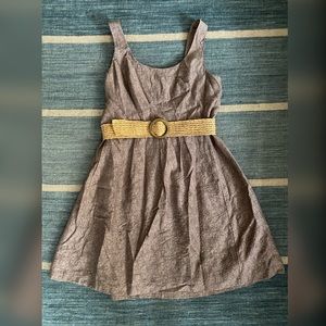 Nine West belted dress with sparkly detail